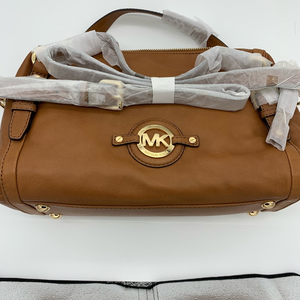michael kors leather shoulder bag
